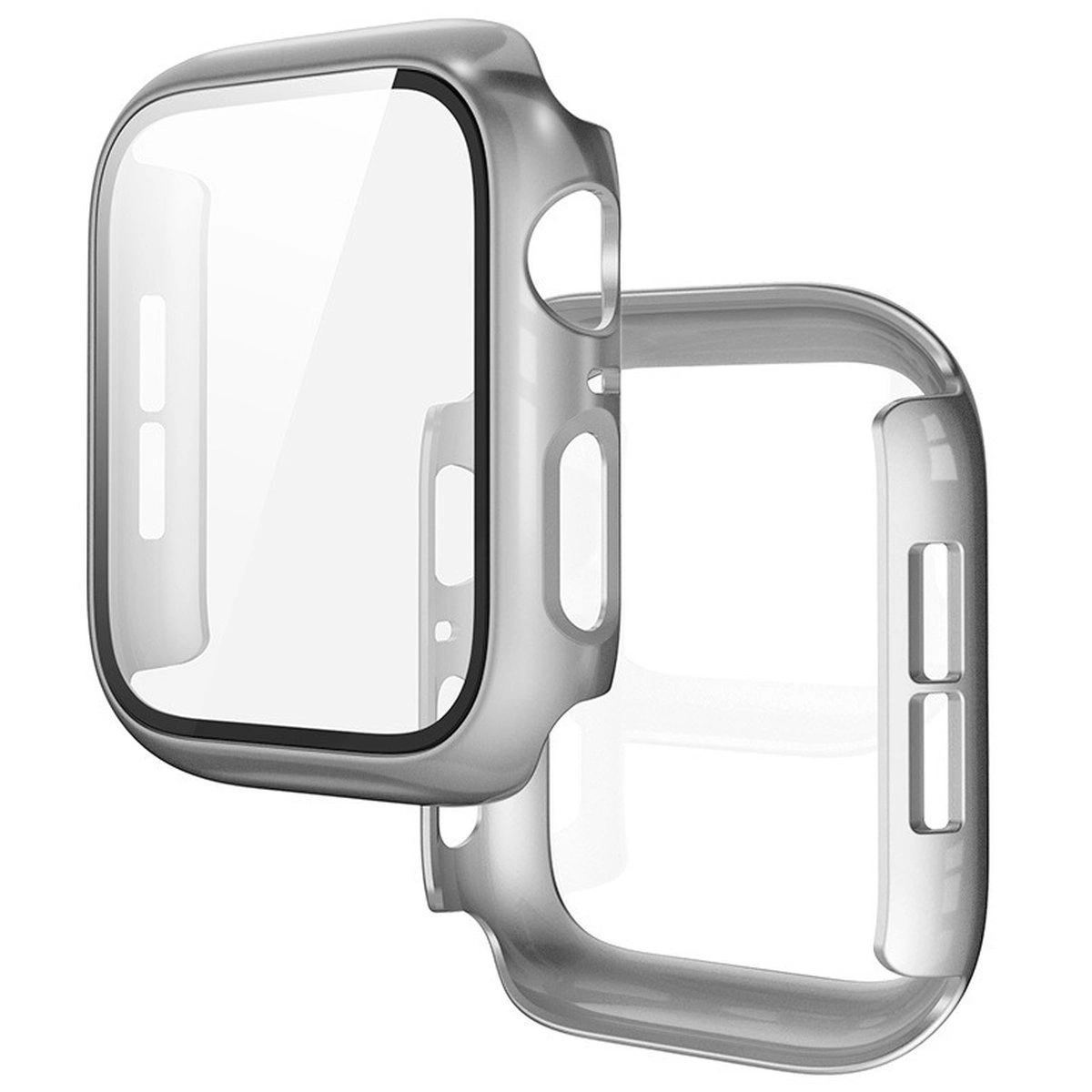 Etui z wbudowanym szkłem Bizon Case Watch Adamo do Apple Watch SE 3 / SE 2 / SE / 6 / 5 / 4 (44 mm)